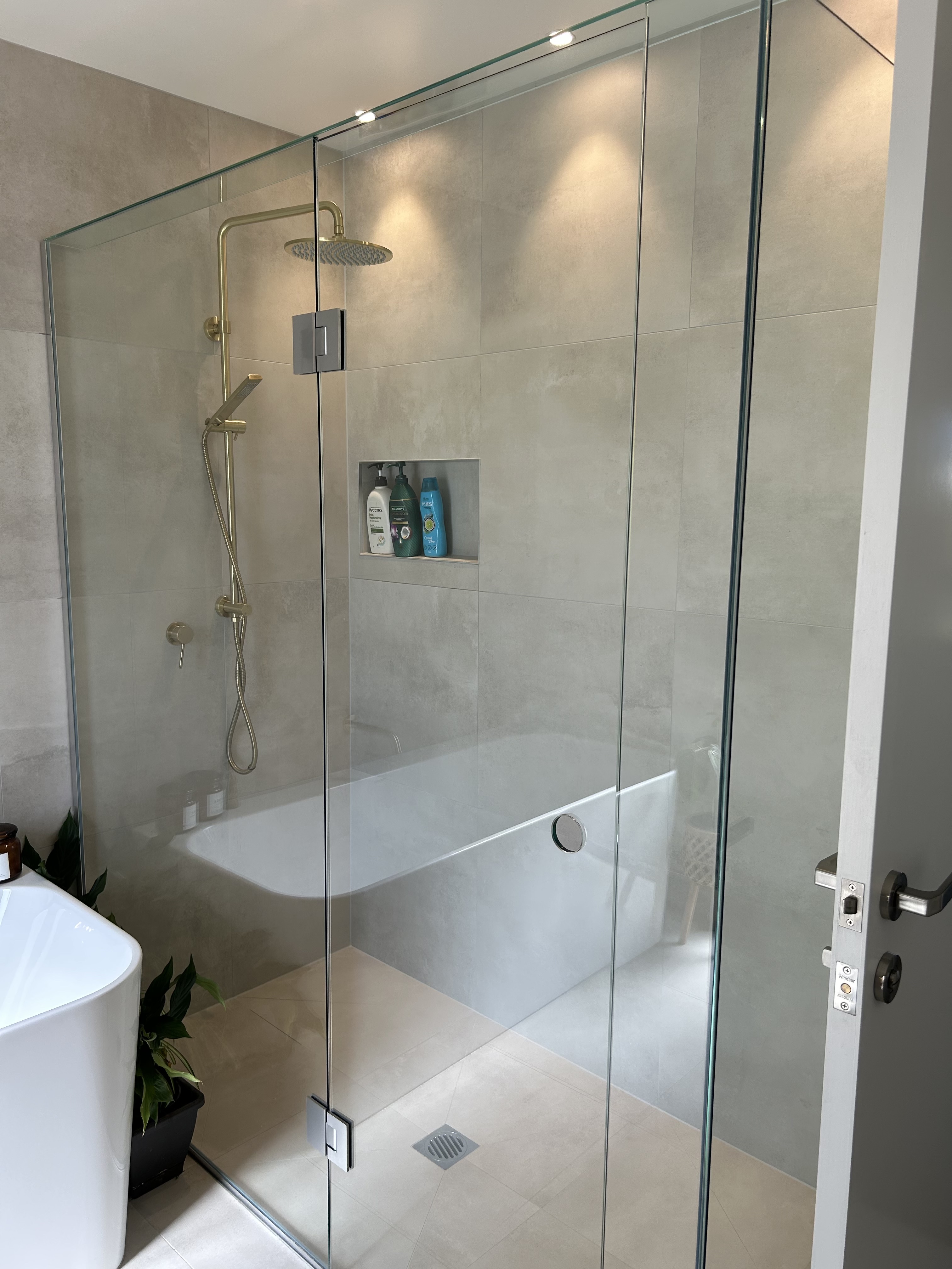 Commercial Restroom Cleaning - Professional office cleaning in Merivale, Christchurch. Deep sanitization of commercial restrooms — tiles, fixtures, and grout restoration