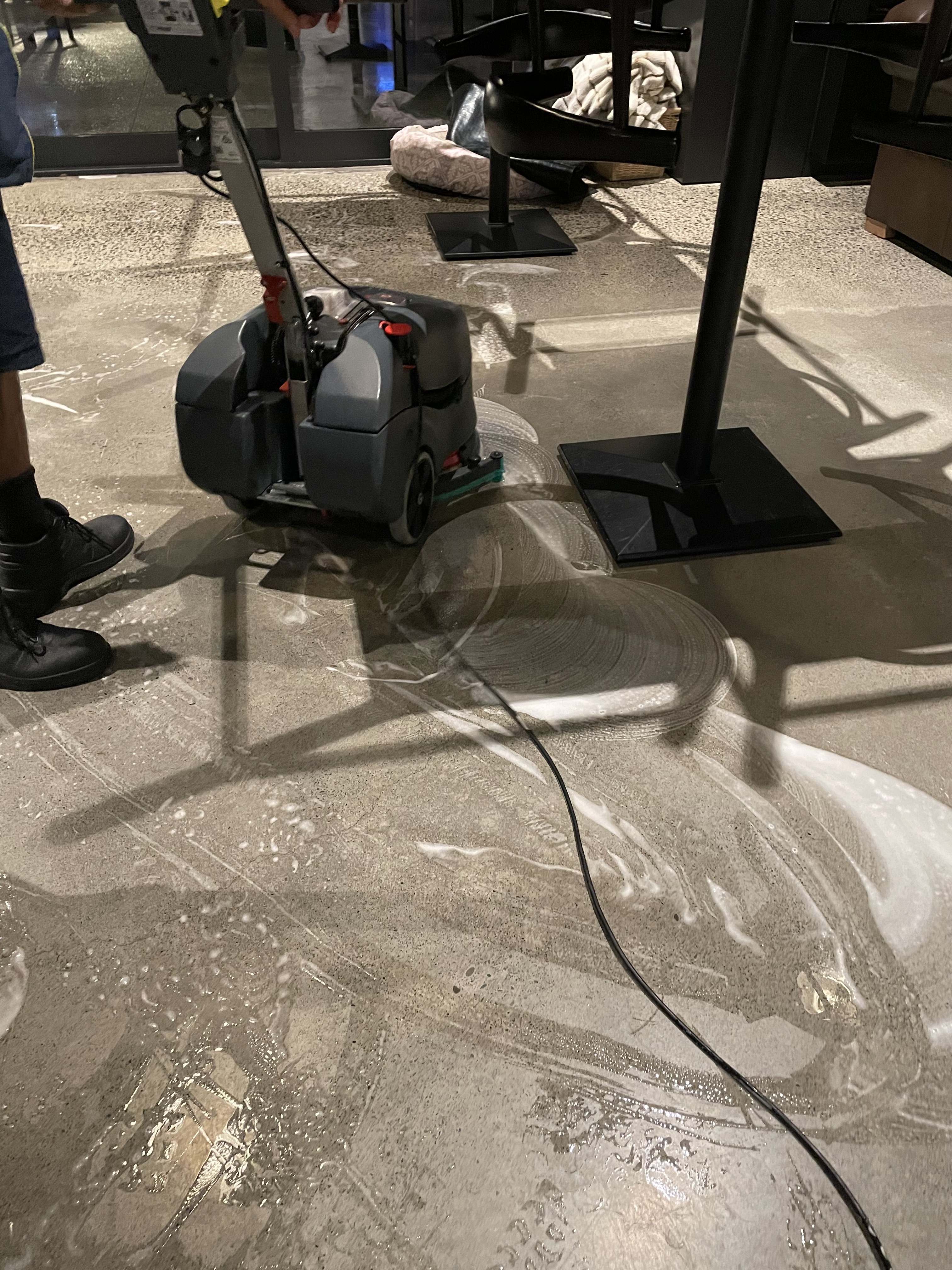 Commercial Floor Scrubbing - Professional carpet & floor cleaning in Christchurch, Christchurch. Industrial floor cleaning with commercial-grade scrubbing machines for pristine results